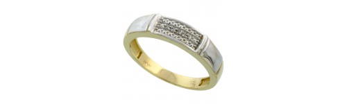 Men's 10k Yellow Gold Bands