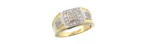 Men's 14k Yellow Gold Rings