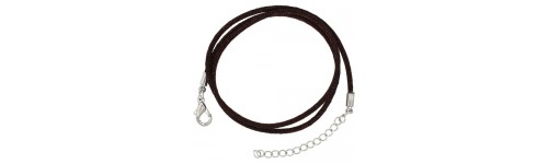 Stainless Steel Silk Cord with Stainless Steel Clasp