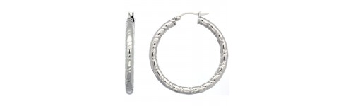 Stainless Steel Hoop Earrings