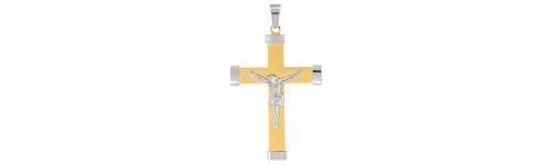 Stainless Steel Crucifix Pendants