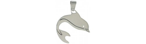 Stainless Steel Dolphin Pendants Stainless Steel Dolphin Pendants