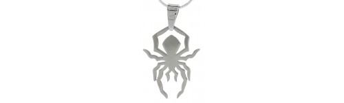 Stainless Steel Spider Pendants Stainless Steel Spider Pendants