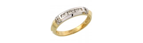 14k Yellow Gold Rings for Women