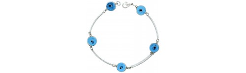 Sterling Silver Evil Eye Bracelets