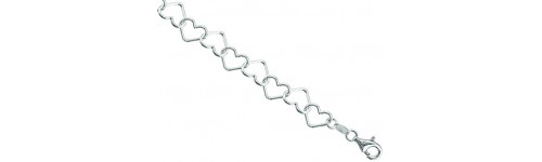Sterling Silver Heart Links