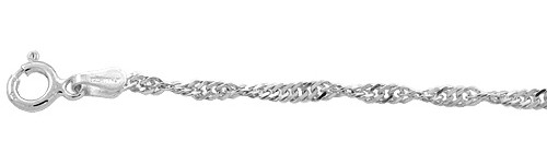 Sterling Silver Singapore Chains