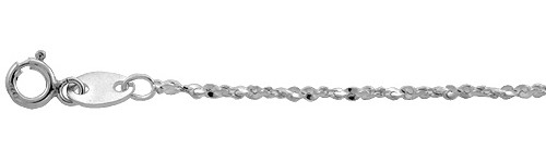 Sterling Silver Twisted Serpentine Chains