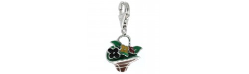 Enamel Finish Sterling Silver Charms Enamel Finish Sterling Silver Charms