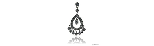 Sterling Silver Chandelier Earrings