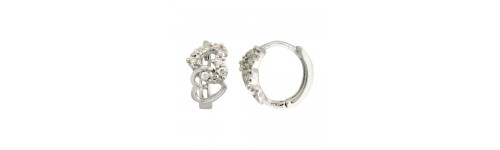 Sterling Silver CZ Stone Earrings Sterling Silver CZ Stone Earrings