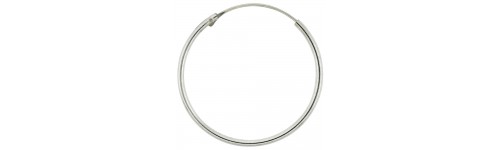 Sterling Silver Endless Hoops