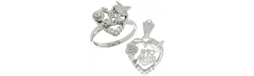 Sterling Silver Pendant & Ring Sterling Silver Pendant & Ring