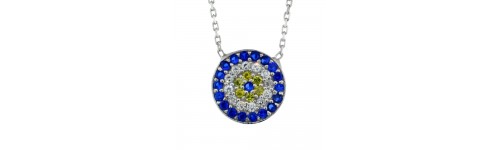 Sterling Silver Evil Eye Necklaces