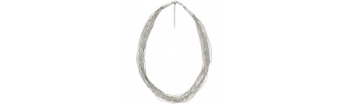 Sterling Silver Liquid Silver Necklaces