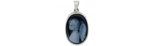 Sterling Silver Cameo Pendants