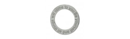 Sterling Silver Disc Pendants