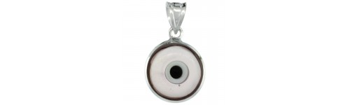 Sterling Silver Evil Eye Pendants