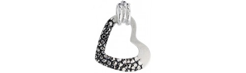 Sterling Silver Hammered Finish Pendants Sterling Silver Hammered Finish Pendants