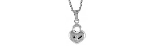 Sterling Silver Hearts Pendants