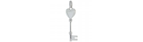 Sterling Silver Keys Pendants Sterling Silver Keys Pendants