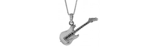 Sterling Silver Musical Pendants