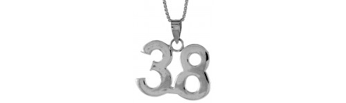 Sterling Silver Numbers Pendants