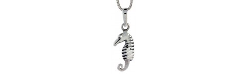 Sterling Silver Sea Life Pendants