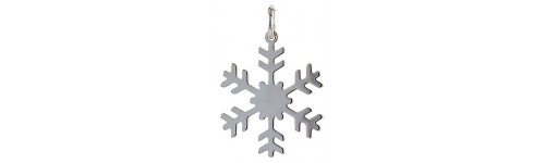 Sterling Silver Snowflake Pendants
