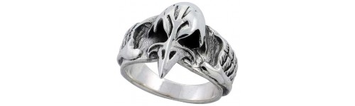 Sterling Silver Biker/Skull Rings