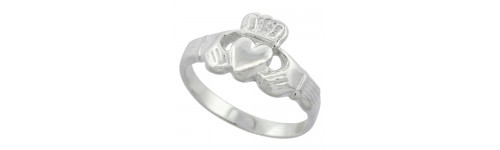 Sterling Silver Claddagh & Celtic Rings