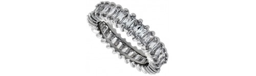 Sterling Silver Eternity Bands