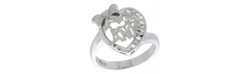 Sterling Silver Quinceanera Rings