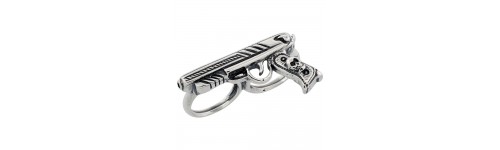 Sterling Silver Two-Finger Rings
