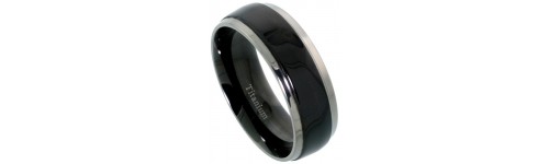 Titanium Blackened Finish Rings