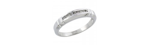14k White Gold Ladies' Bands 14k White Gold Ladies' Bands