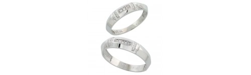 His & Hers Diamond Bands His & Hers Diamond Bands